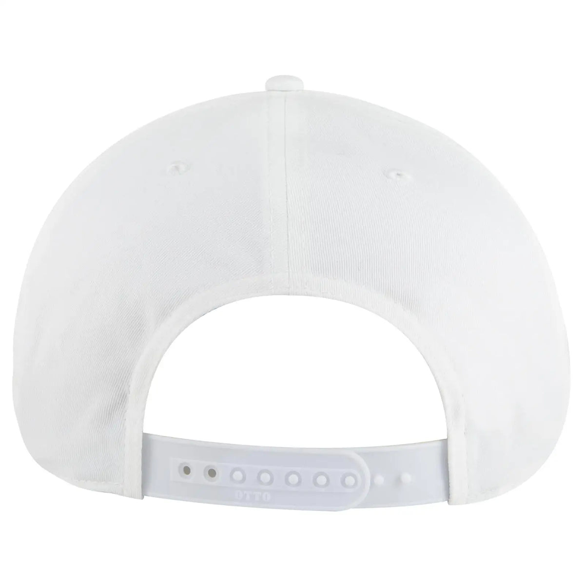 Otto 930-1 6 Panel Pro Style Baseball Cap - White - 7 3/8’’ - 5/8’’