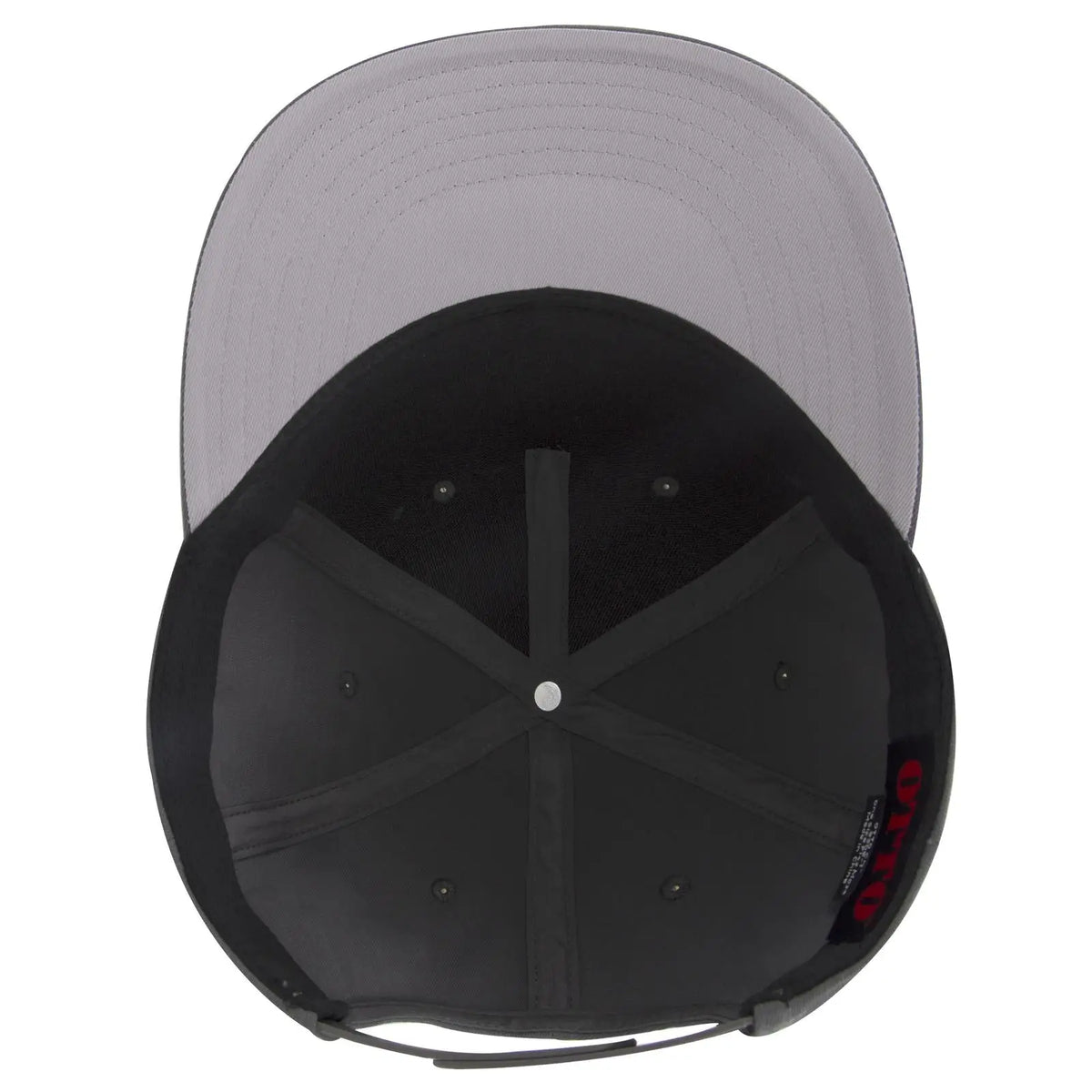 Otto 9305-1 5 Panel Pro Style Baseball Cap - Char. Gray - 7 3/8’’ - 5/8’’