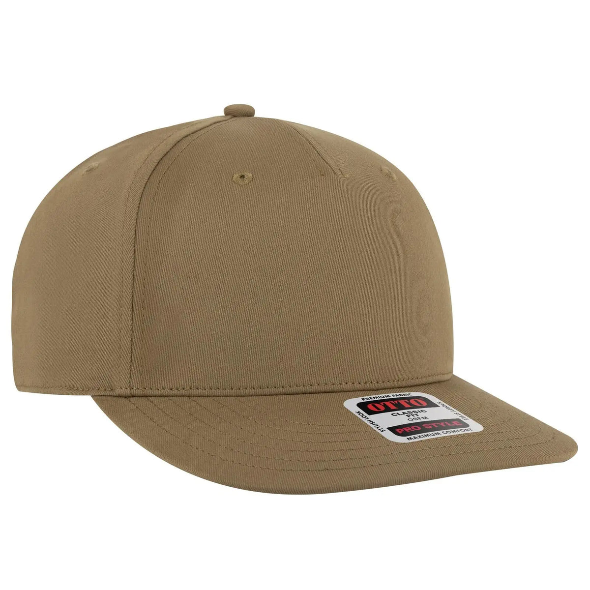 Otto 9305-1 5 Panel Pro Style Baseball Cap - Coyote Brown - 7 3/8’’ - 5/8’’