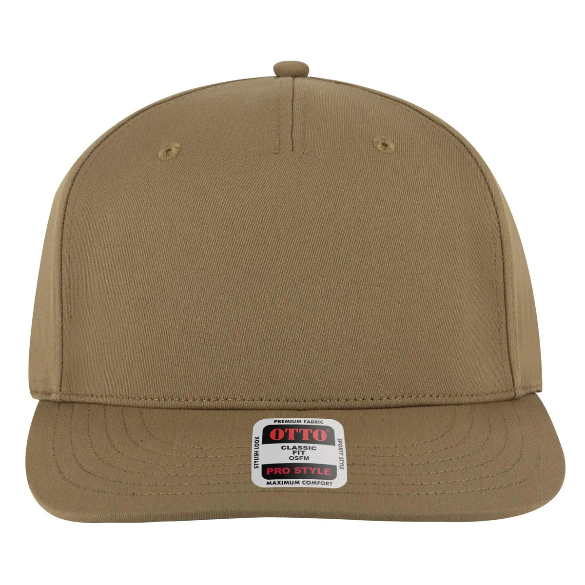Otto 9305-1 5 Panel Pro Style Baseball Cap - Coyote Brown - 7 3/8’’ - 5/8’’