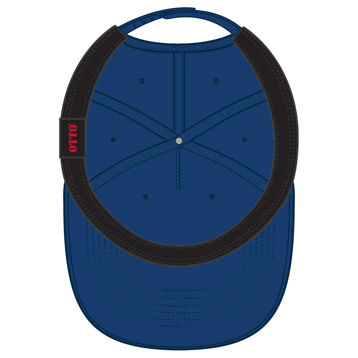 Otto 9305-1 5 Panel Pro Style Baseball Cap - Royal - 7 3/8’’ - 5/8’’