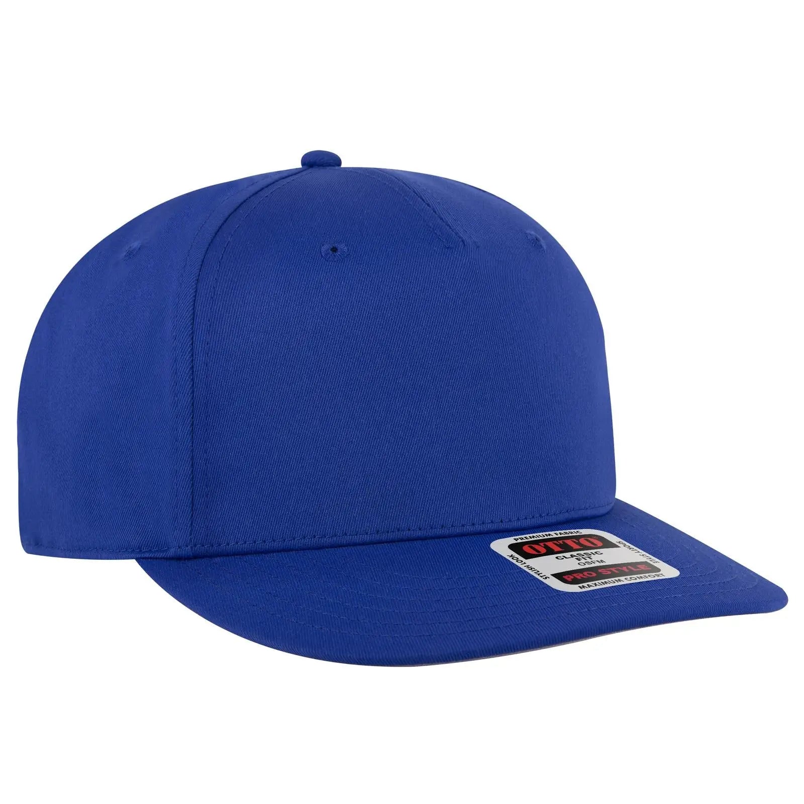 Otto 9305-1 5 Panel Pro Style Baseball Cap - Royal - 7 3/8’’ - 5/8’’