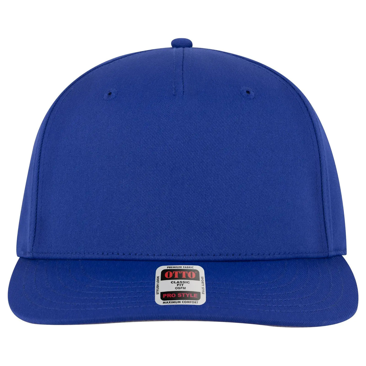 Otto 9305-1 5 Panel Pro Style Baseball Cap - Royal - 7 3/8’’ - 5/8’’