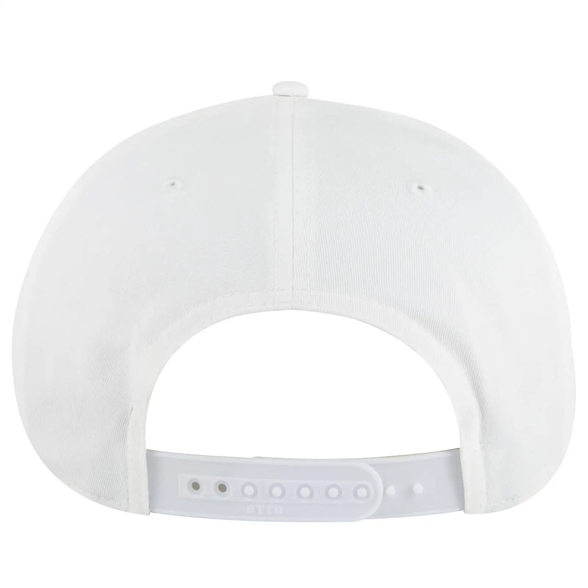 Otto 9305-1 5 Panel Pro Style Baseball Cap - White - 7 3/8’’ - 5/8’’