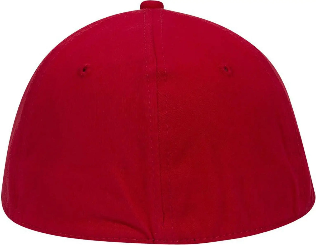 Otto 94-518 ?Otto A-flex’ Fitted 6 Panel Low Profile Baseball Cap - Red - 7’’ - 7 1/4’’