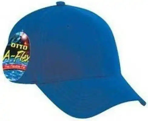 Otto 94-518 Stretchable Washed Brushed Cotton Twill Low Profile Pro Style Cap - Royal - S/m