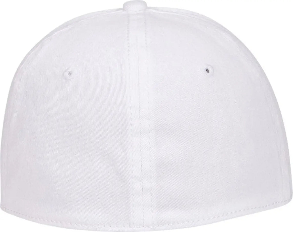 Otto 94-737 ?Otto A-flex’ Fitted 6 Panel Low Profile Baseball Cap - White - 7’’ - 7 1/4’’