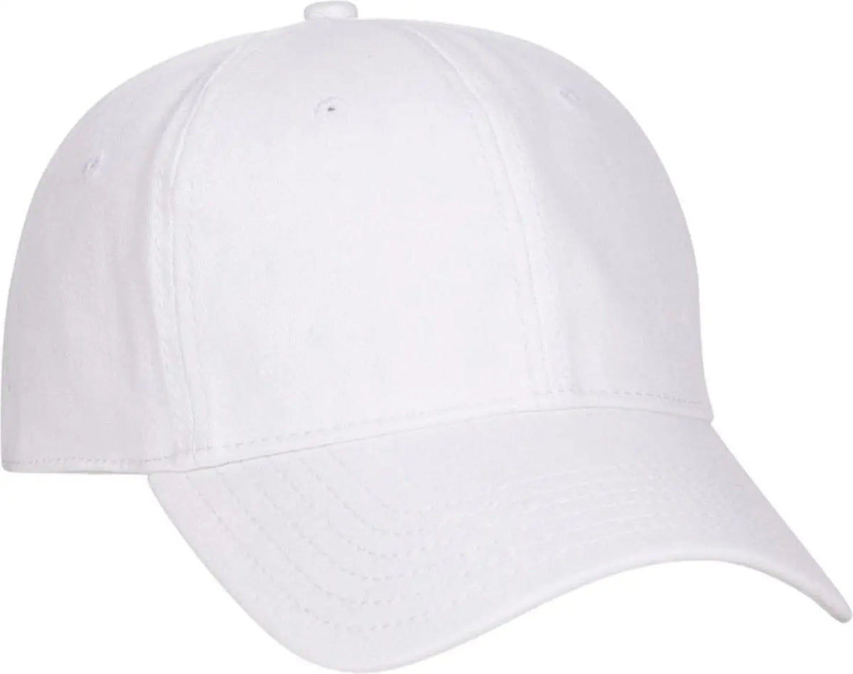 Otto 94-737 ?Otto A-flex’ Fitted 6 Panel Low Profile Baseball Cap - White - 7’’ - 7 1/4’’