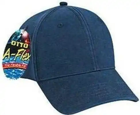 Otto 94-737 Stretchable Garment Washed Cotton Twill Low Profile Pro Style Cap - Navy - S/m