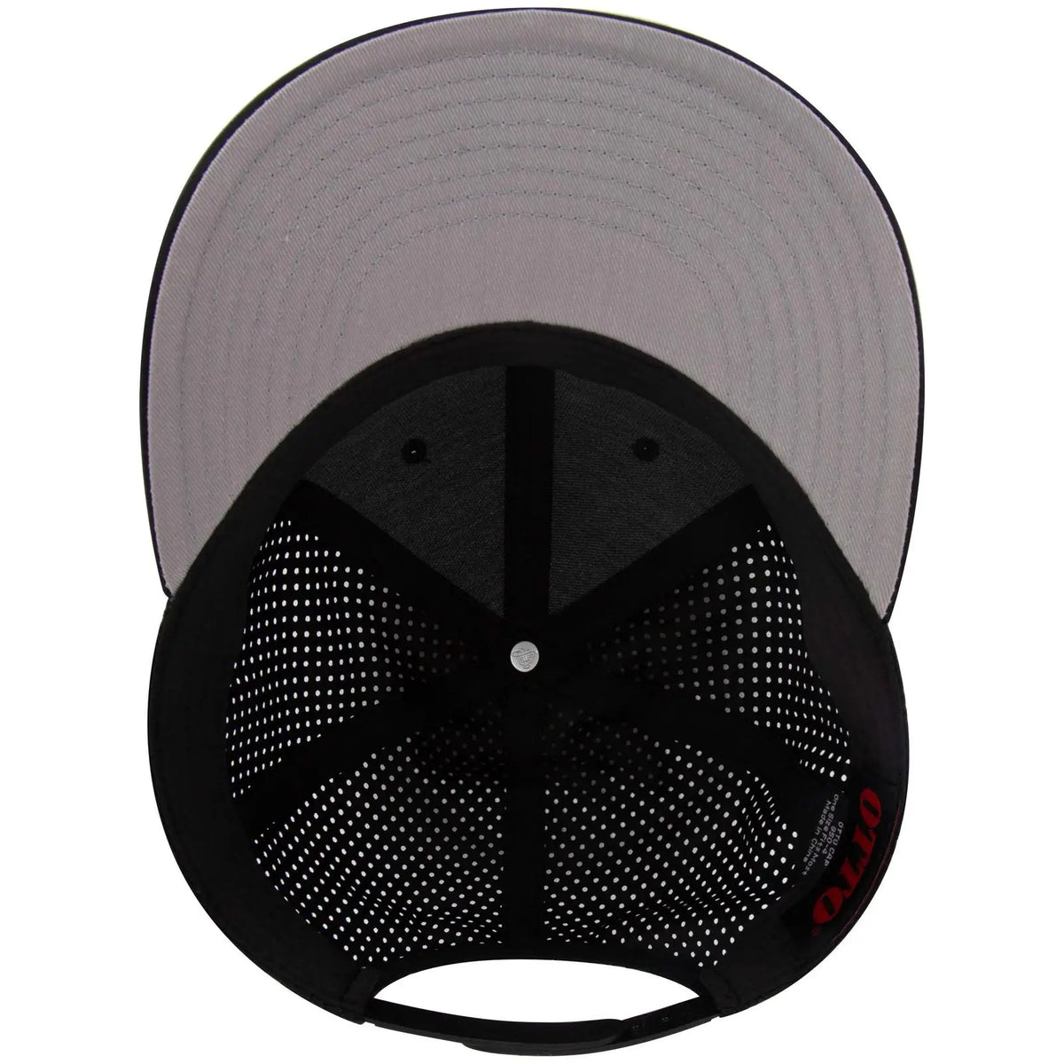 Otto 950-4 ?Otto Snap’ 6 Panel Pro Style Snapback Cap - Black - 7 3/8’’ - 5/8’’
