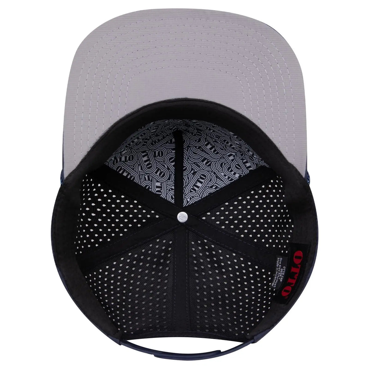 Otto 9505-1 ?Otto Snap’ 5 Panel Pro Style Snapback Cap - Navy - 7 3/8’’ - 5/8’’
