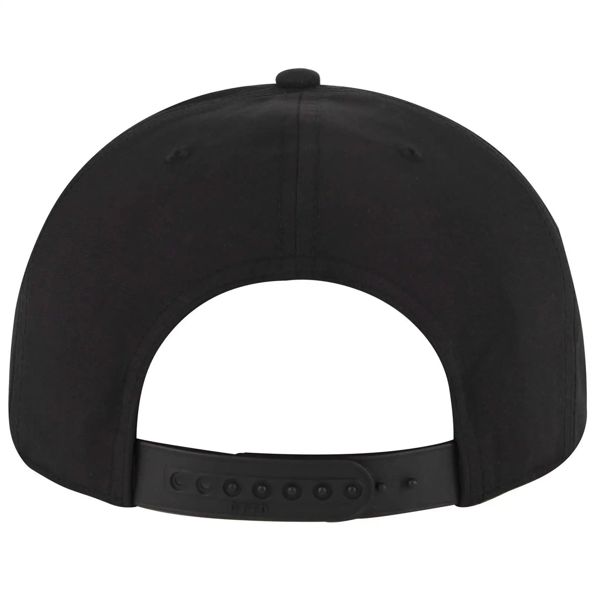 Otto 9505-3 5 Panel Pro Style Baseball Cap - Black - 7 3/8’’ - 5/8’’