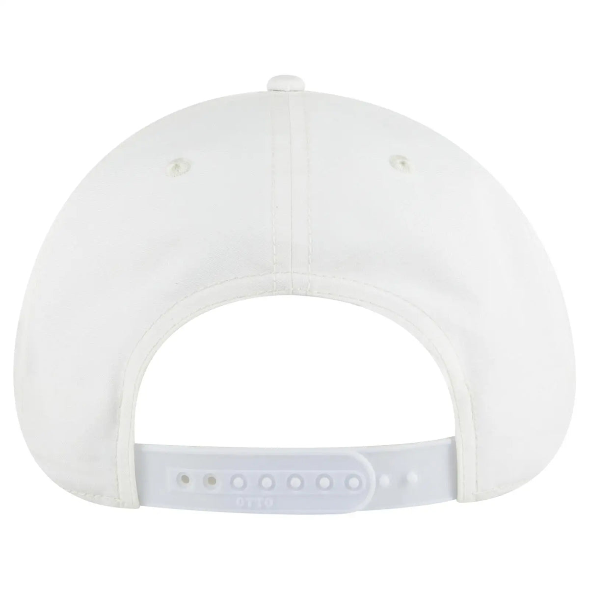 Otto 9505-3 5 Panel Pro Style Baseball Cap - White - 7 3/8’’ - 5/8’’