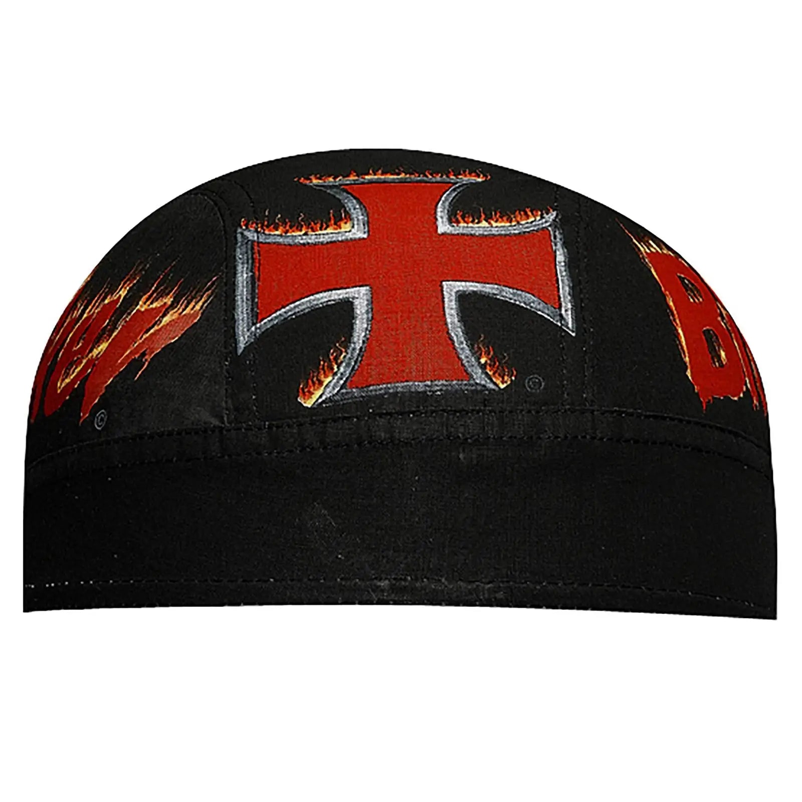 Otto 98-595 Biker Head Wrap - Design 011/black - 6 1/2’’ - 7 5/8’’