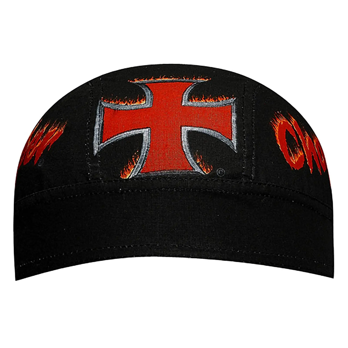 Otto 98-595 Biker Head Wrap - Design 012/black - 6 1/2’’ - 7 5/8’’