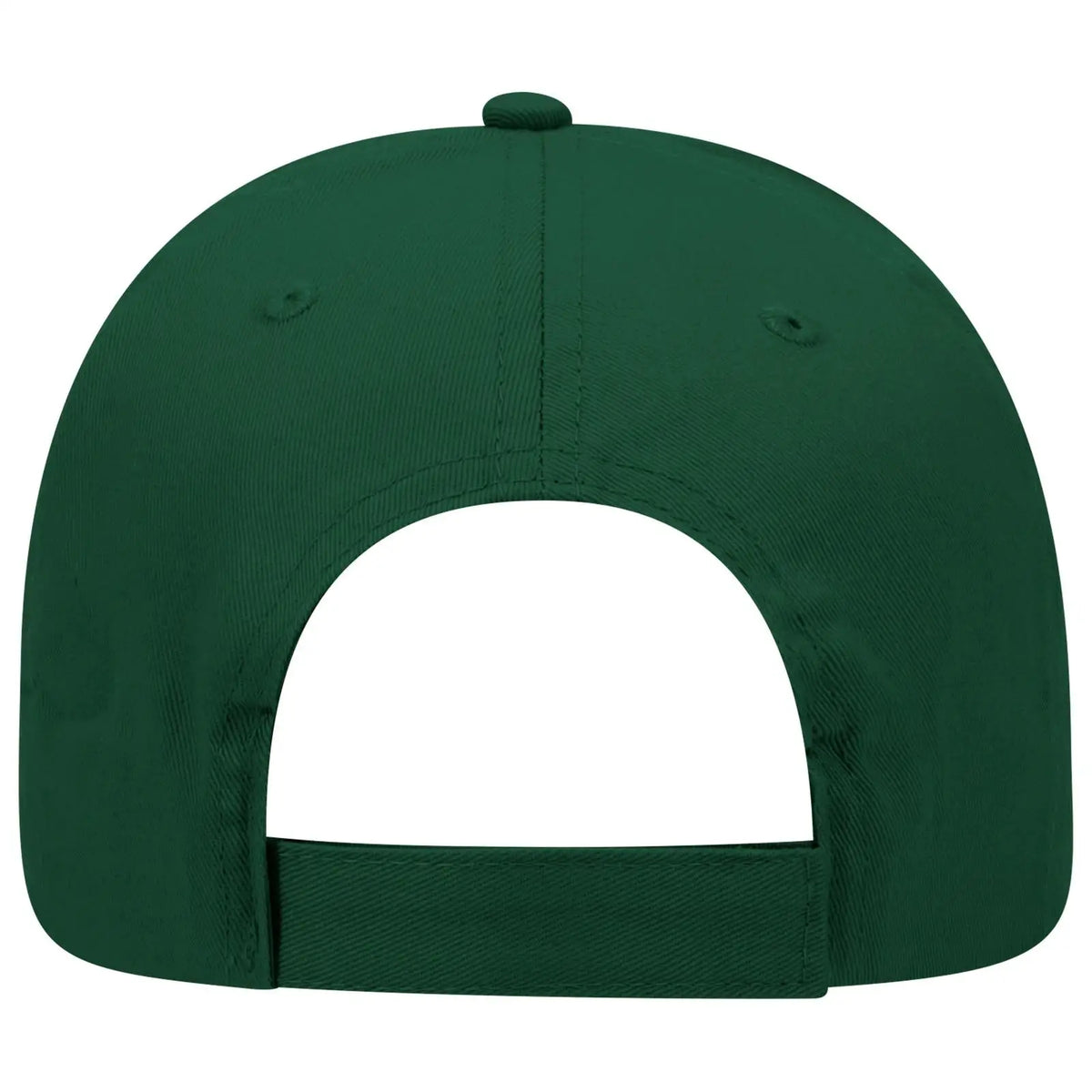 Otto 99-598 5 Panel Low Profile Baseball Cap - Dk. Green - 7 3/8’’ - 5/8’’