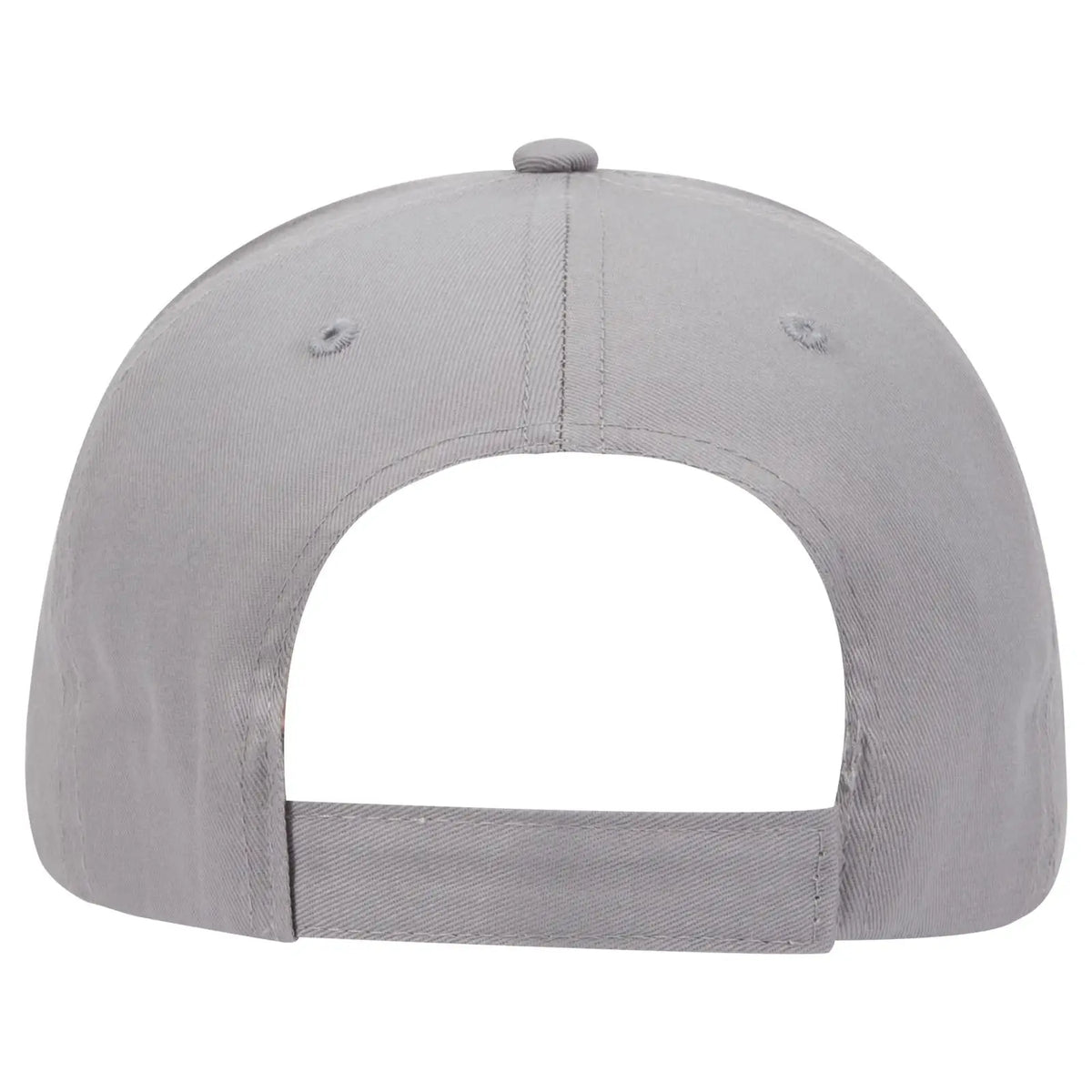 Otto 99-598 5 Panel Low Profile Baseball Cap - Gray - 7 3/8’’ - 5/8’’