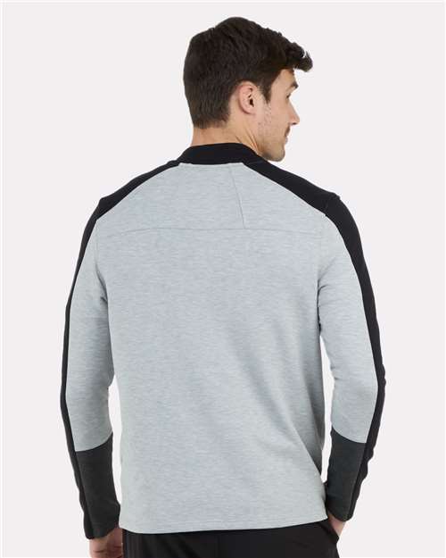 Oxford/ Black/ Charcoal Heather Perfect Quarter-Zip Pullover - BM5203