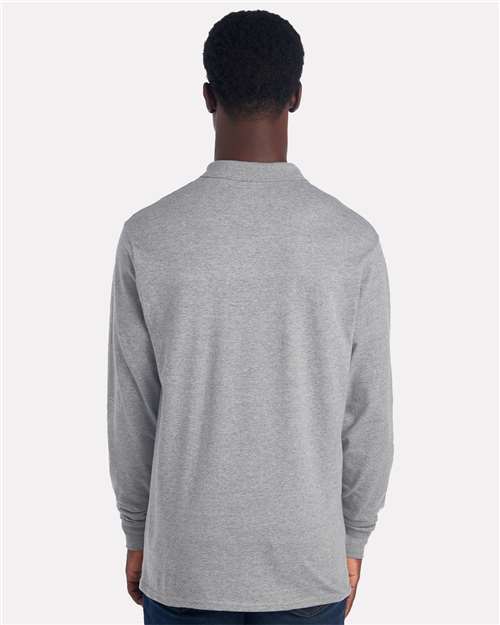 Oxford Dri-Power® Long Sleeve Polo - 437LR