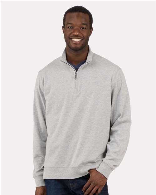 Oxford Heather Alumni Quarter-Zip Pullover - BM5205