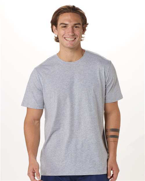 Oxford Heather Basic Crew T-Shirt - BM2103