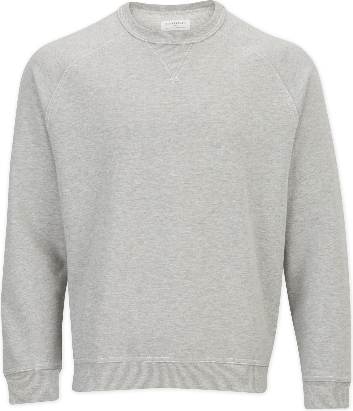 OXFORD HEATHER BOXERCRAFT FRENCH TERRY CREW  grouped