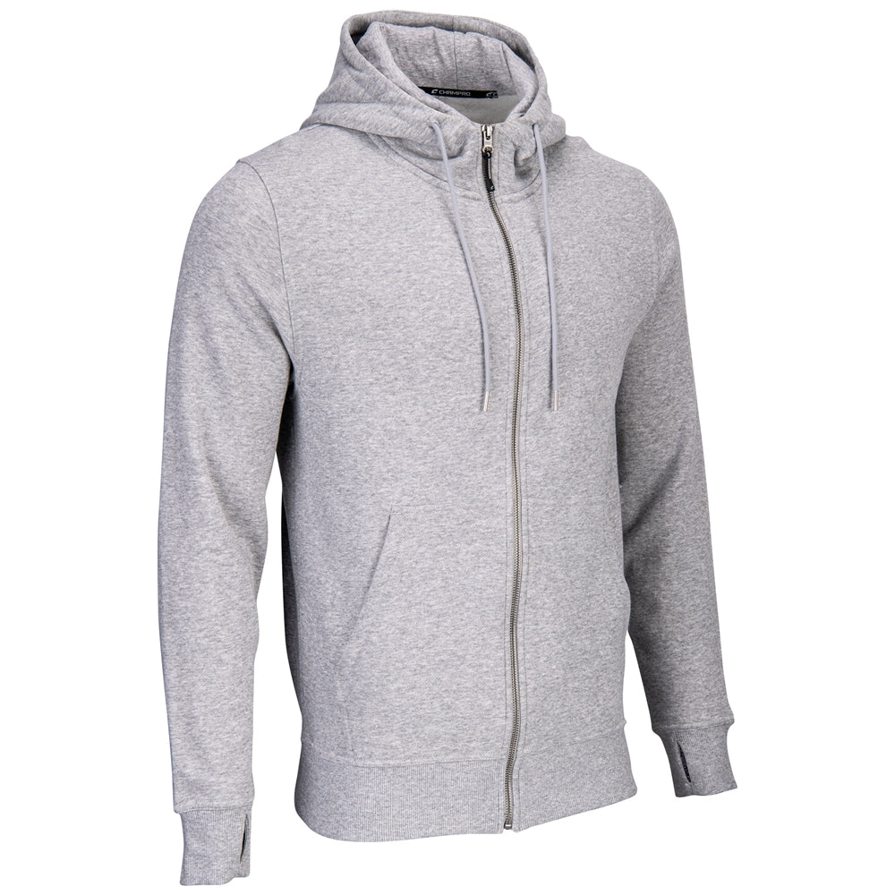 OXFORD HEATHER GREY Victory Fleece Zip Up Hoodie (ADULT,YOUTH)