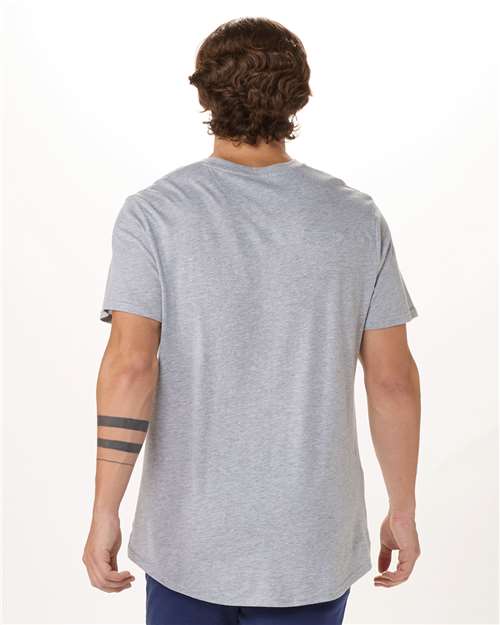 Oxford Heather High V-Neck T-Shirt - BM2204