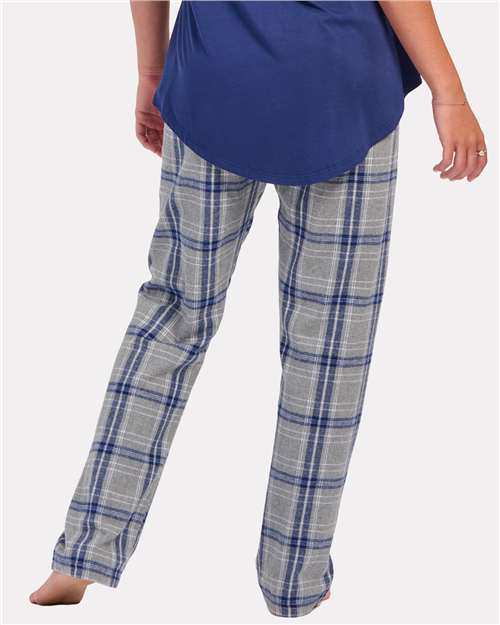Oxford Heather/ Navy Kingston Women&#39;s Haley Flannel Pants - BW6620