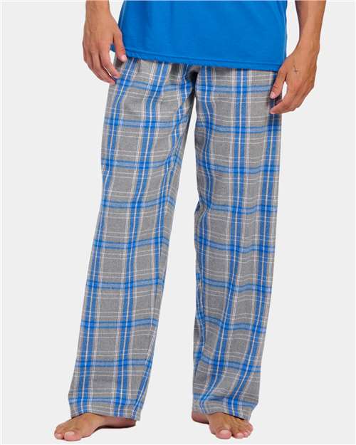 Oxford Heather/ Royal Kingston Harley Flannel Pants - BM6624