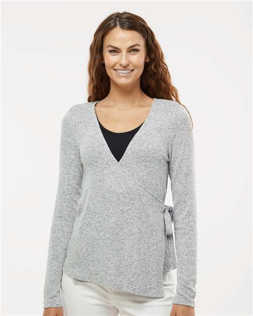 Oxford Heather Women's Cuddle Wrap Top - BW1301