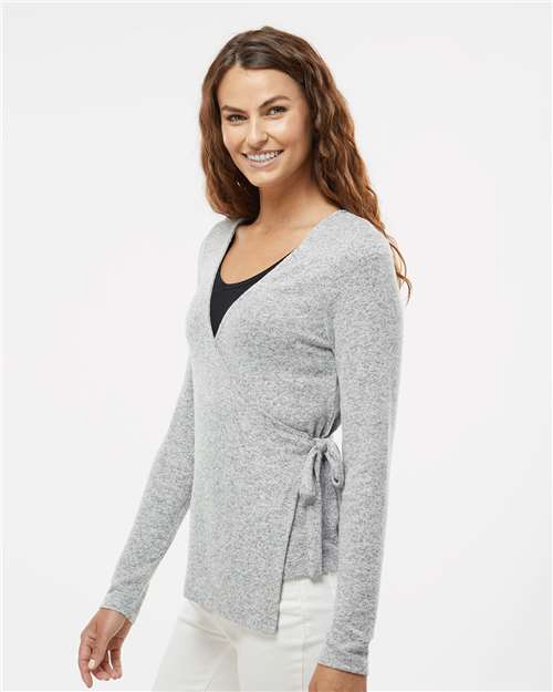 Oxford Heather Women's Cuddle Wrap Top - BW1301