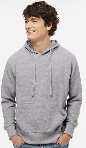 Oxford Ripple Fleece Hooded Sweatshirt - 8706