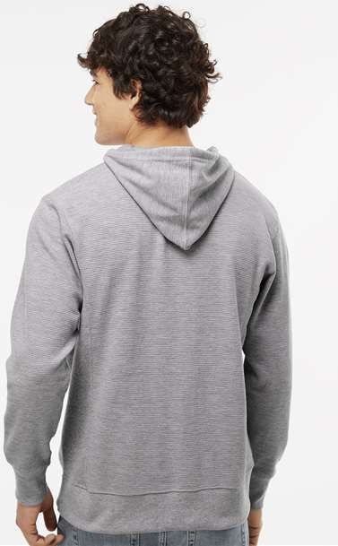 Oxford Ripple Fleece Hooded Sweatshirt - 8706