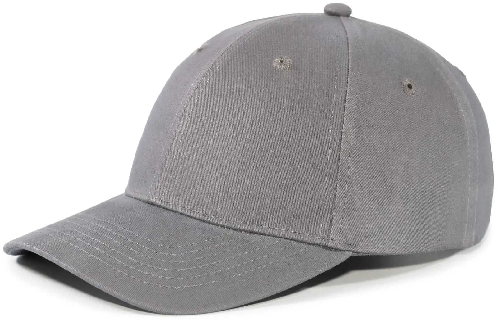 Pacific Headwear 101c Brushed Cotton Hook-and-loop Cap - Graphite