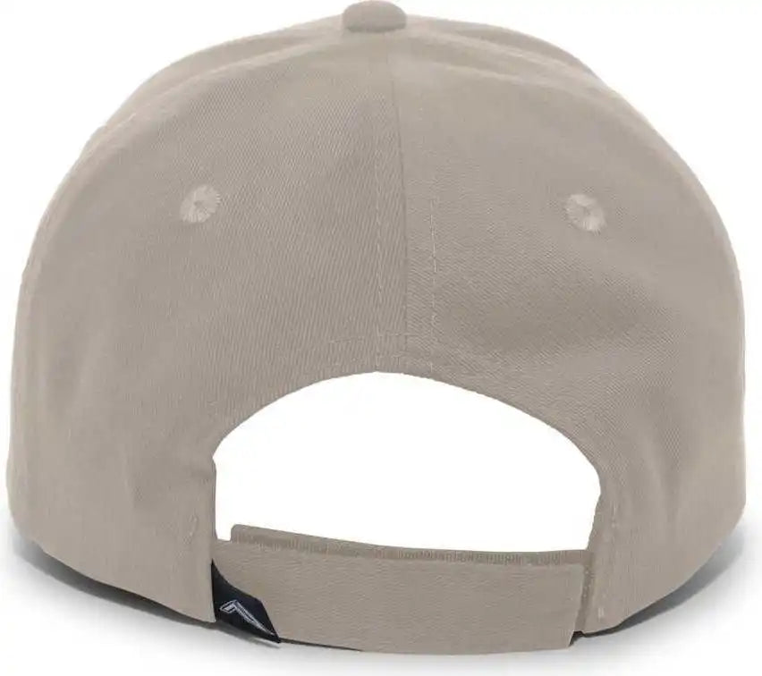 Pacific Headwear 101c Brushed Cotton Hook-and-loop Cap - Khaki - 7’’ - 7 7/8’’