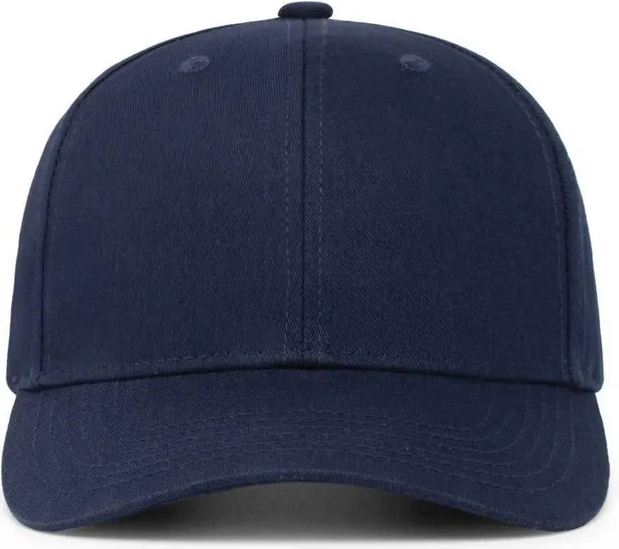 Pacific Headwear 101c Brushed Cotton Hook-and-loop Cap - Navy