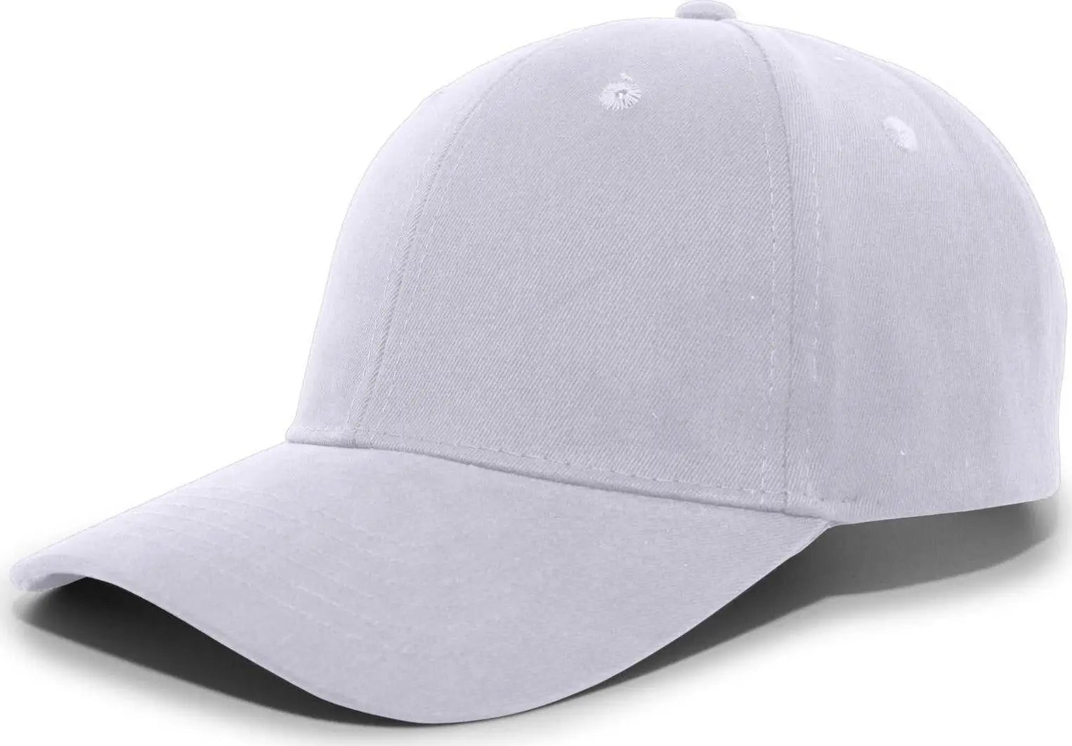Pacific Headwear 101c Brushed Cotton Hook-and-loop Cap - Silver