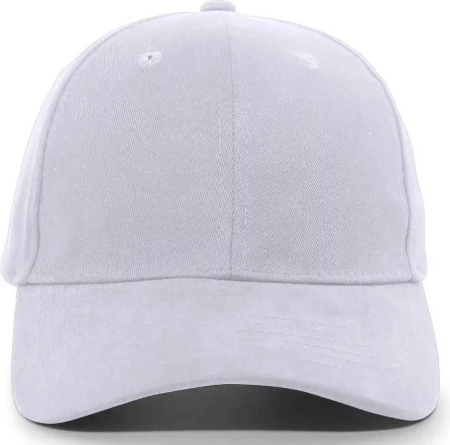 Pacific Headwear 101c Brushed Cotton Hook-and-loop Cap - Silver