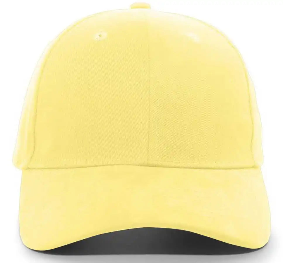 Pacific Headwear 101c Brushed Cotton Hook-and-loop Cap - Yellow - 7’’ - 7 7/8’’