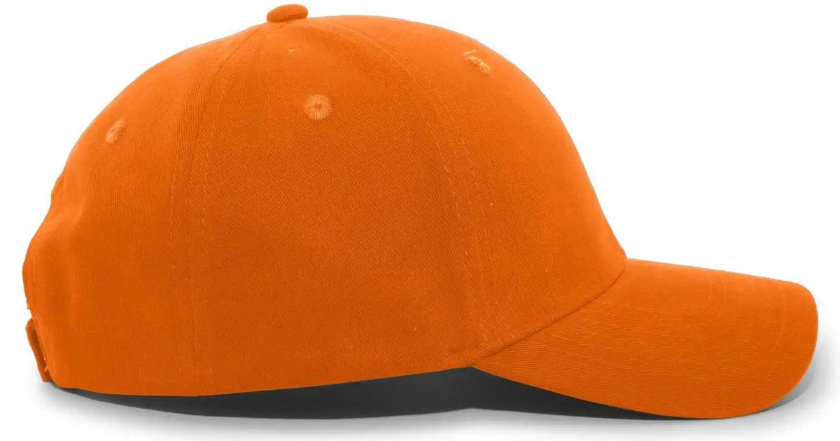 Pacific Headwear 101c Brushed Cotton Twill Hook-and-loop Adjustable Cap - Mango - 7’’ - 7 7/8’’