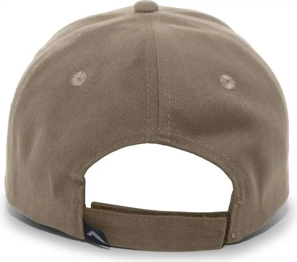 Pacific Headwear 101c Brushed Cotton Twill Hook and Loop Adjustable Cap Bedrock / 7’’ 7 7/8’’