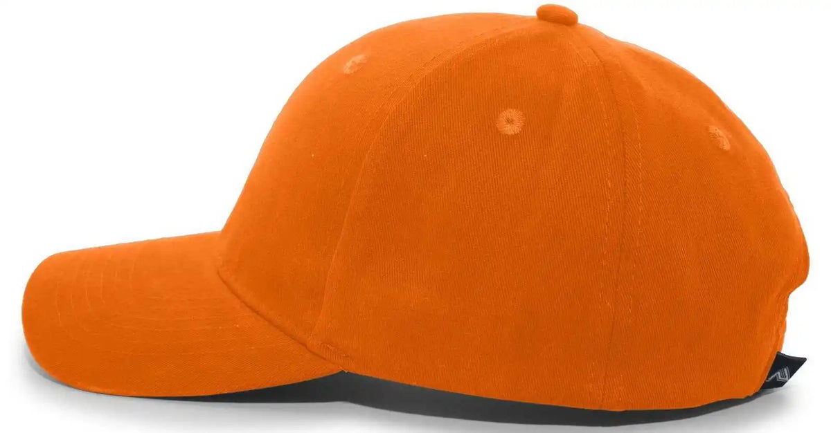 Pacific Headwear 101c Brushed Cotton Twill Hook-and-loop Adjustable Cap - Mango - 7’’ - 7 7/8’’