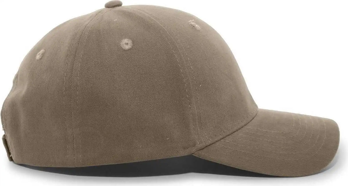 Pacific Headwear 101c Brushed Cotton Twill Hook and Loop Adjustable Cap Bedrock / 7’’ 7 7/8’’