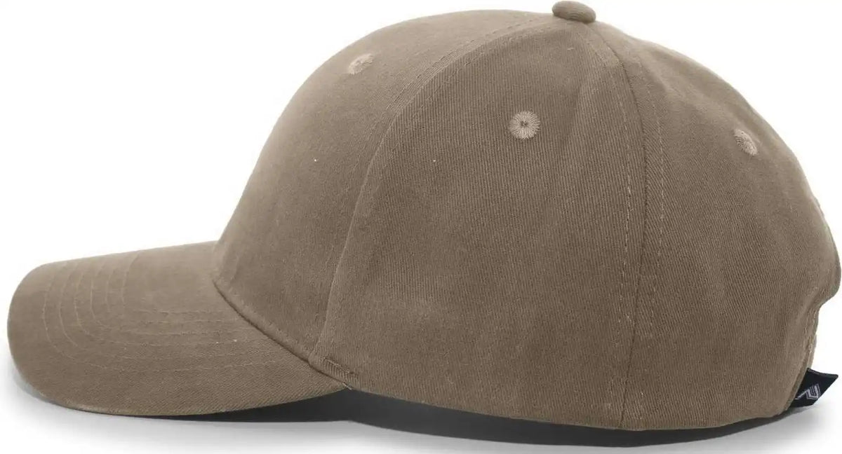 Pacific Headwear 101c Brushed Cotton Twill Hook and Loop Adjustable Cap Bedrock / 7’’ 7 7/8’’