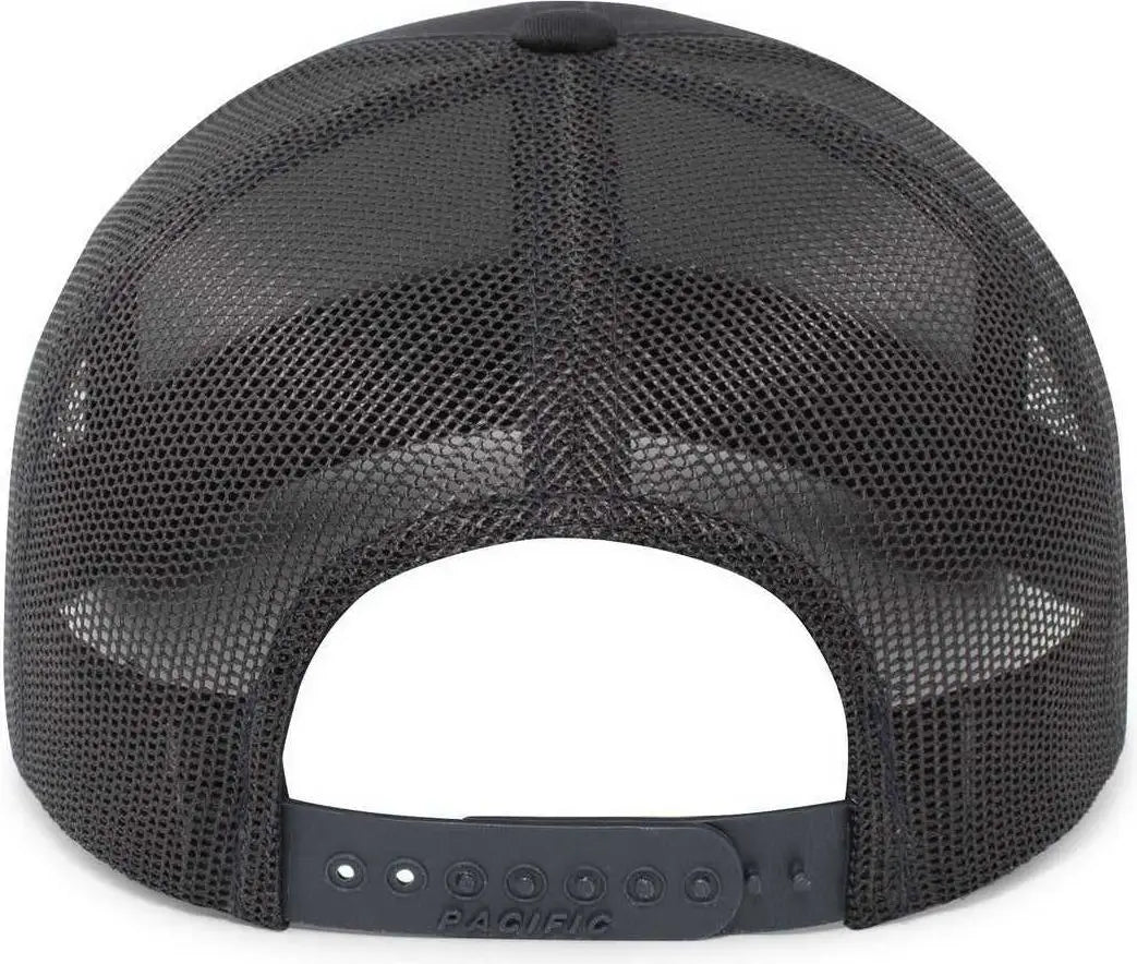 Pacific Headwear 104br Trucker Snapback Braid Cap - Navy - 7’’ - 7 7/8’’