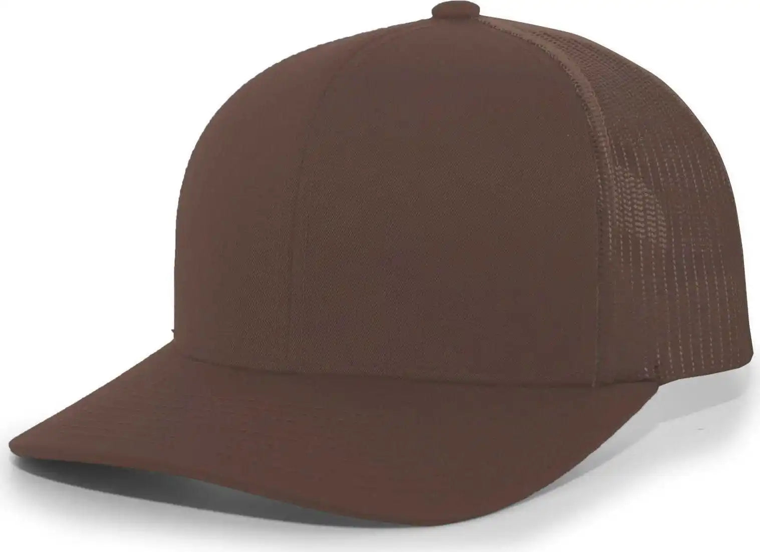 Pacific Headwear 104c Trucker Snapback Cap - Brown - 7’’ - 7 7/8’’
