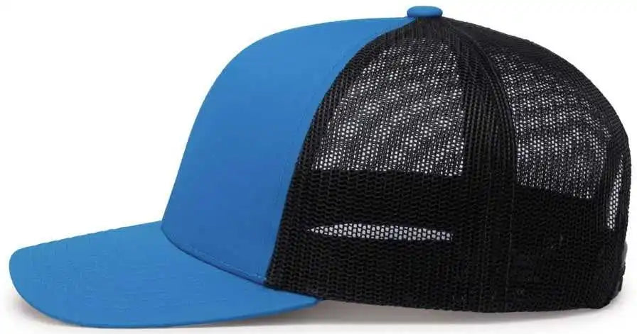 Pacific Headwear 104c Trucker Snapback Cap - Panther Teal Charcoal - Dark Gray / 7’’ - 7 7/8’’