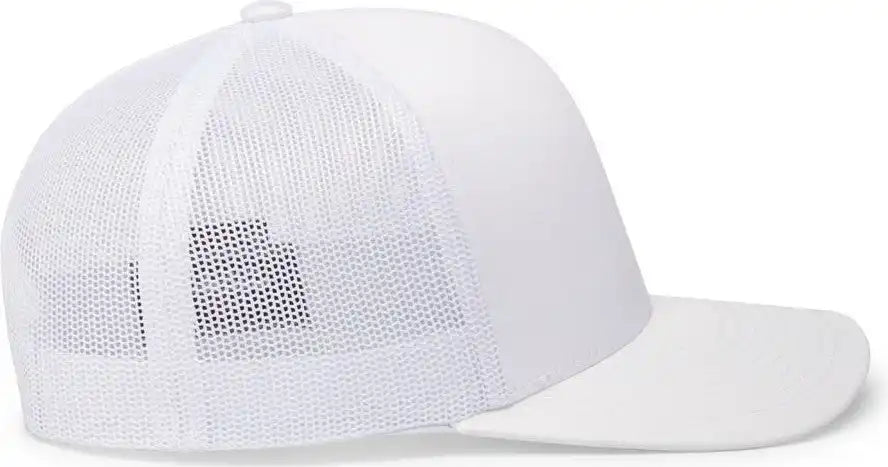 Pacific Headwear 104c Trucker Snapback Cap White / 7’’ 7 7/8’’