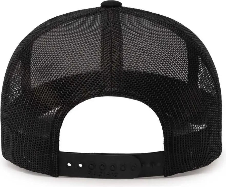 Pacific Headwear 104c Trucker Snapback Cap - White Black - 7’’ - 7 7/8’’